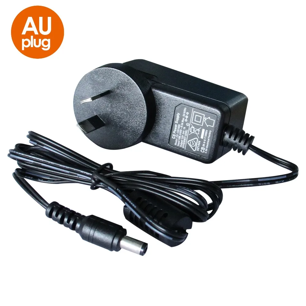 12 V 1A AC 100 240 адаптер преобразователя DC 1A1000mA CE коннектор питания EU UK AU US Plug 5 5mm x 2 1mm