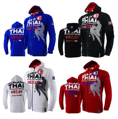 

VSZAP MUAY THAI THAI boxing MMA fitness fight zipper vest combat jacket broadcast for wulin wind