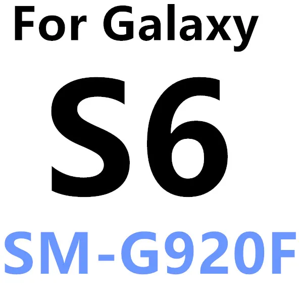 Закаленное Стекло Экран протектор для samsung Galaxy S3 S4 S5 S6 S7 A3 A5 J1 J2 J3 J5 J7 J7 Neo J1 мини Core Grand Prime ACE4 - Цвет: S6