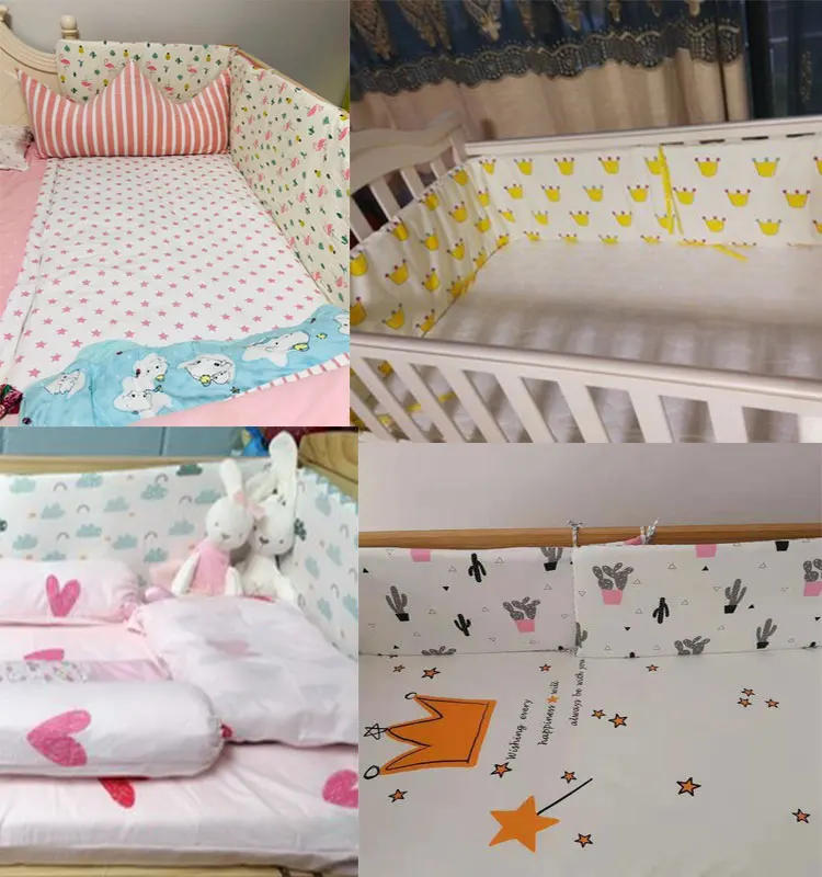 Infant Crib Bumper Newborn Bed Crib Side Protect Bumper 130*30cm One PC Baby Room Bedding Room Decor Cribs For Boys Girls