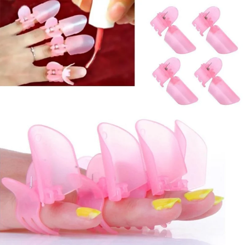 

10pcs/set Nail Polish Protector Manicure Protective Cover Varnish Shield Protection Clip Armor Nail Art Design Tips Tools DIY