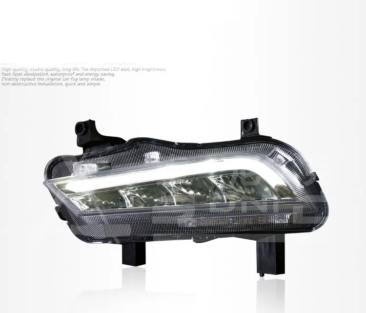 12V 6000k светодиодный DRL Дневной Бег светильник для Chevrolet Cruze рама противотуманной фары противотуманные светильник