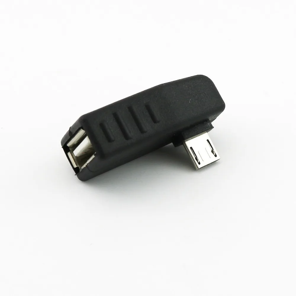 20x USB 2,0 A Женский Micro USB 5 Pin B штекер OTG Хост адаптер разъем влево/вправо/вверх/вниз угол черный