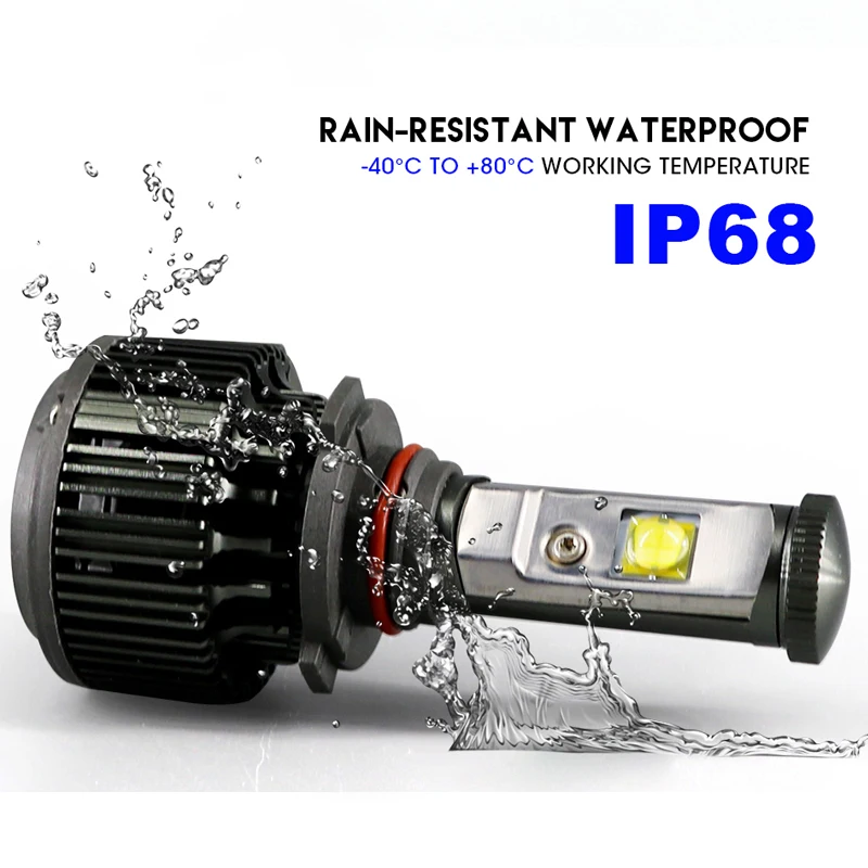 Hlxg V16 турбо светодиодный рабочий свет 3600lm H4 hi/lo H7 H11 9005 9006 HB4 HB3 все в одном