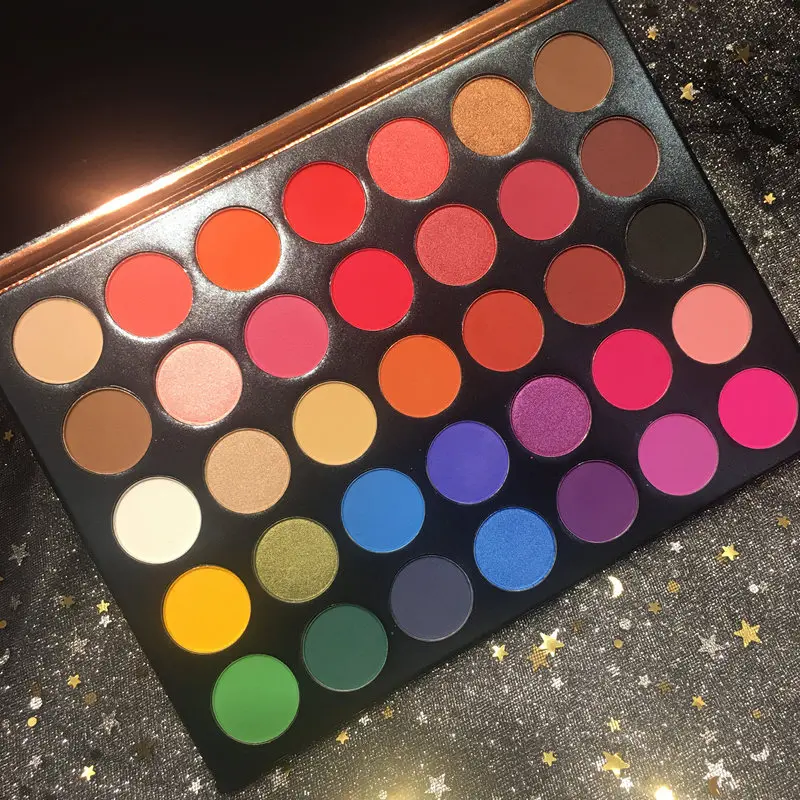 

Beauty Glazed 35 Colors Eye Shadow Palette Long Lasting Shimmer Matte Makeup Pallete Fashion Eyes Make Up Cosmetics TSLM1