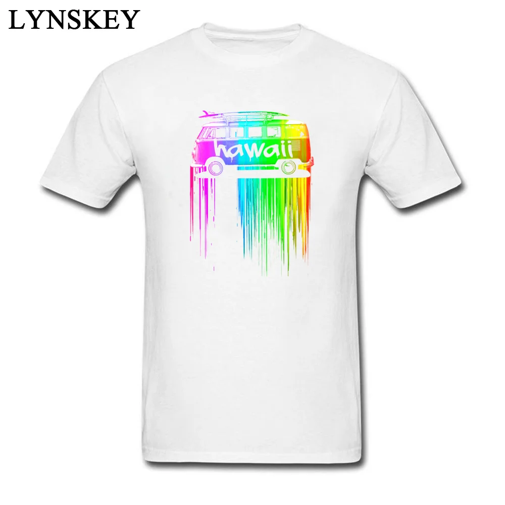 Hawaii Rainbow Surfer Bus_white