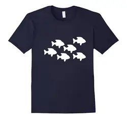Рыбы футболка новые мужские сезон: весна–лето платье короткий рукав Повседневное качество печати новый Летний Стиль Хлопковый топ