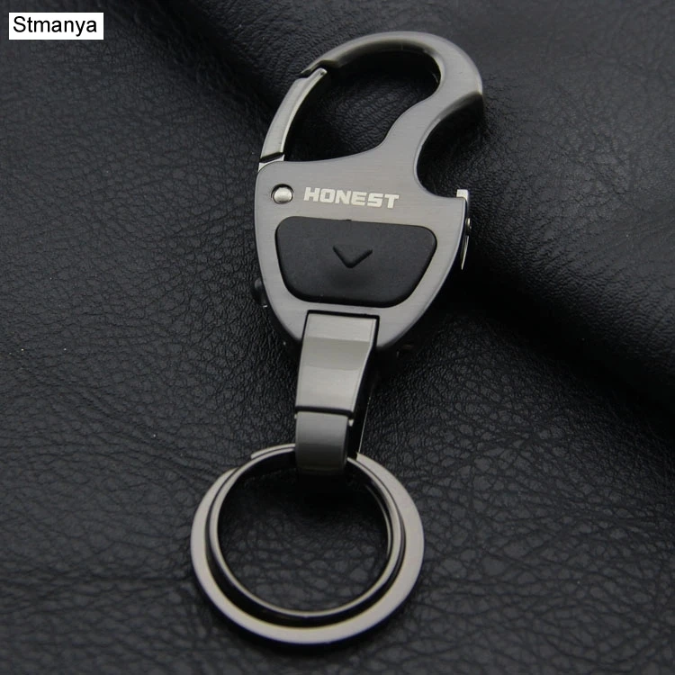

New Brand Men Women Car Key Chain Top High-grade multi-functional waist hanging Metal Keychain Key Holder Car Key Ring K1187