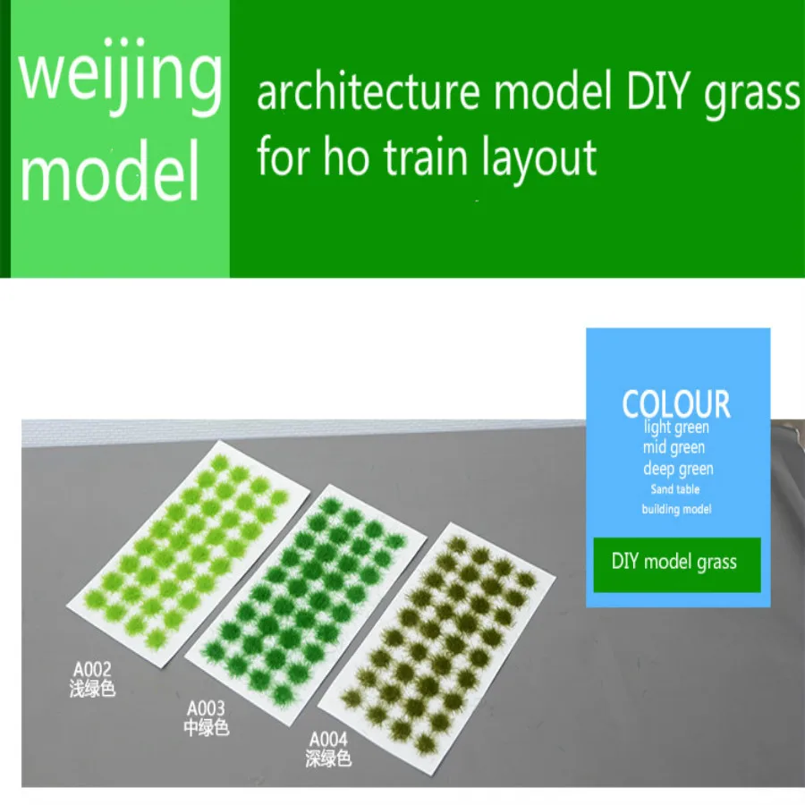 architecture model grass for ho train layout (6)