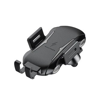 

Qi Car Wireless Charger For iPhone X XS Max Samsung Intelligent Infrared Sensor Car Phone Charger Fast Wireless Charging