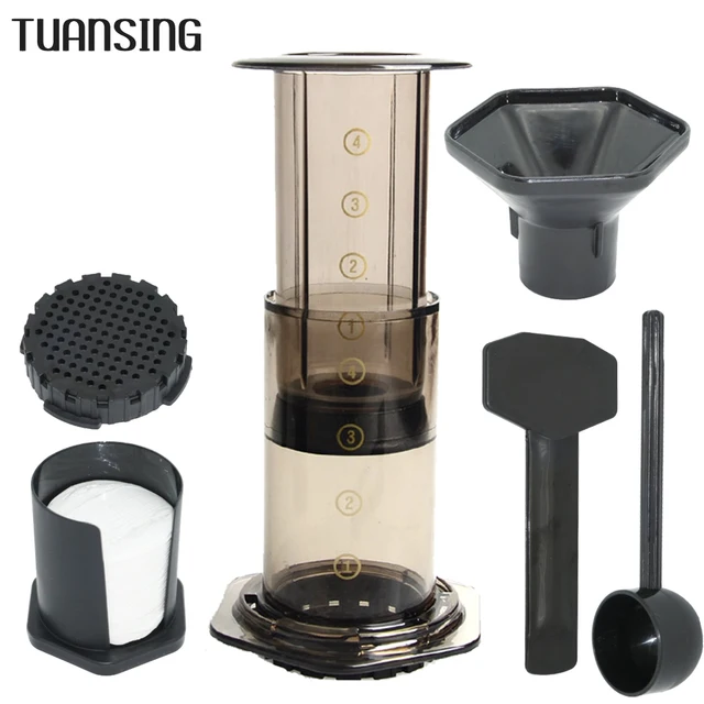Tuansing French Press Coffee Maker Pot Portable Air Tuansing French Press Coffee Maker Pot Portable Air Espresso Machine With 350pcs Filter