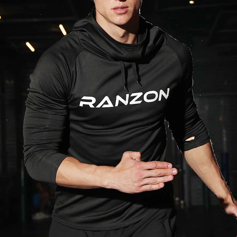 reflective mens hoodie
