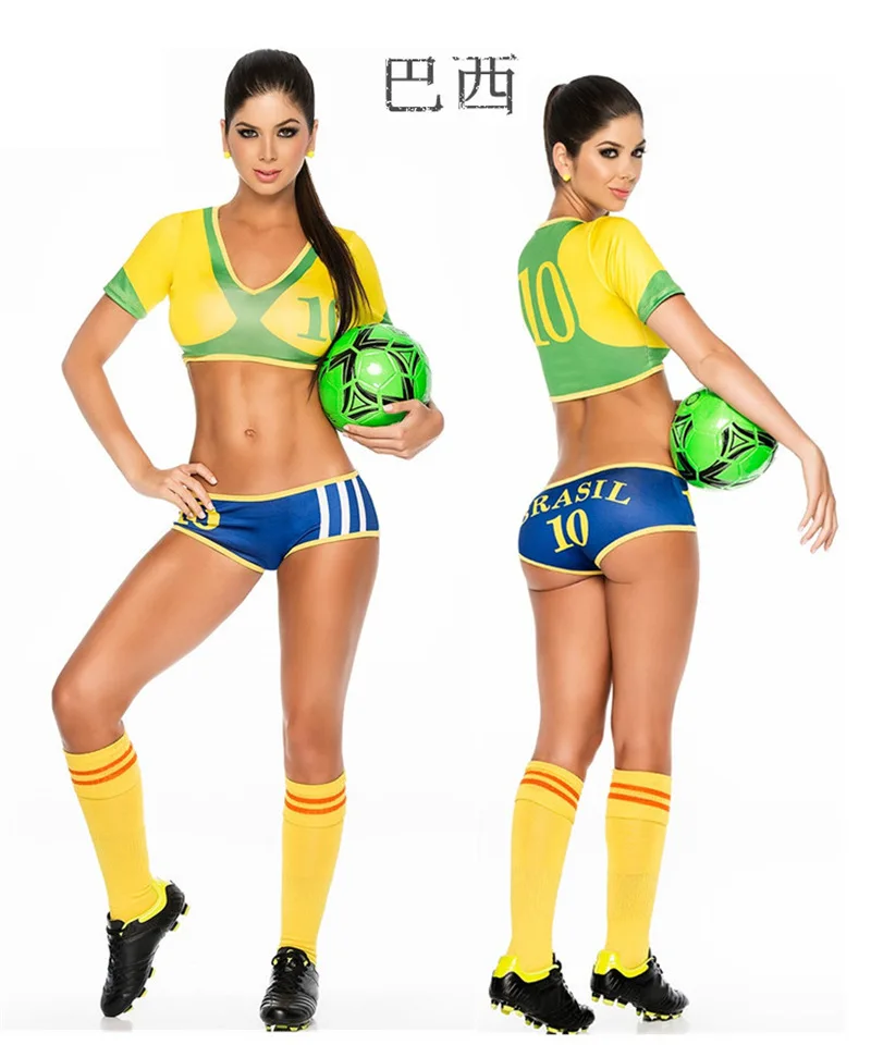 مثير الخيال تقسيم الرياضية لكرة القدم طفل لعبة فريق التشجيع فتاة ازياء الهتاف زي إغراء الدعاوى الرياضية