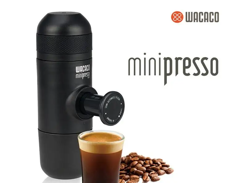 WACACO Minipresso наружная портативная кофемашина ручное давление GR эспрессо кафе порошка 70 мл 8 бар Ручной пресс onecup горшок