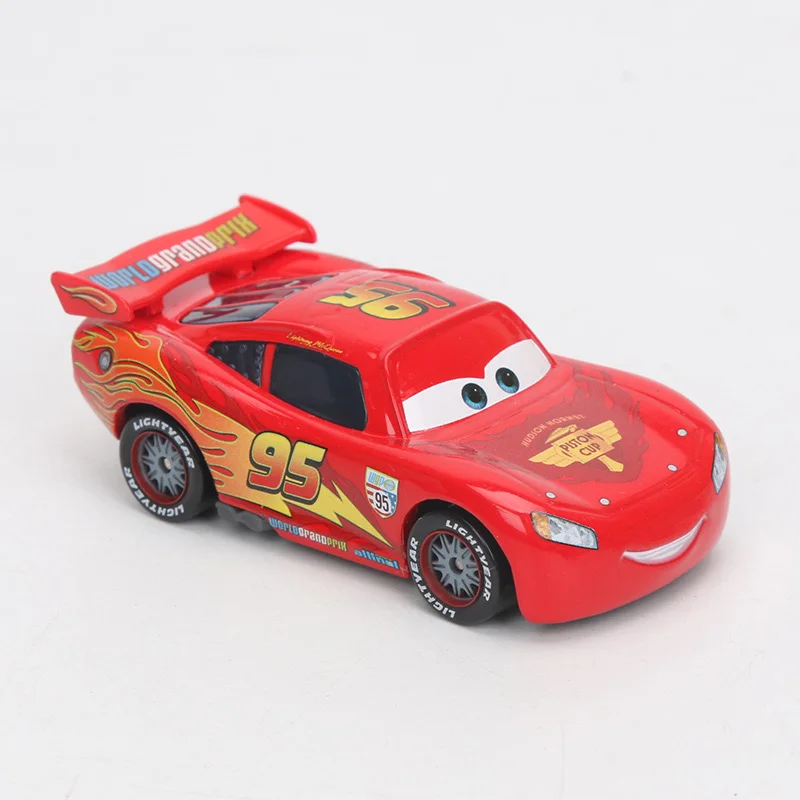 Мини Дисней Pixar тачки игрушка Молния Маккуин тачки 3 Mater Ramonoe Джексон шторм 1:55 литой под давлением металлический сплав Модель автомобиля игрушки для детей - Цвет: 95 piston cup