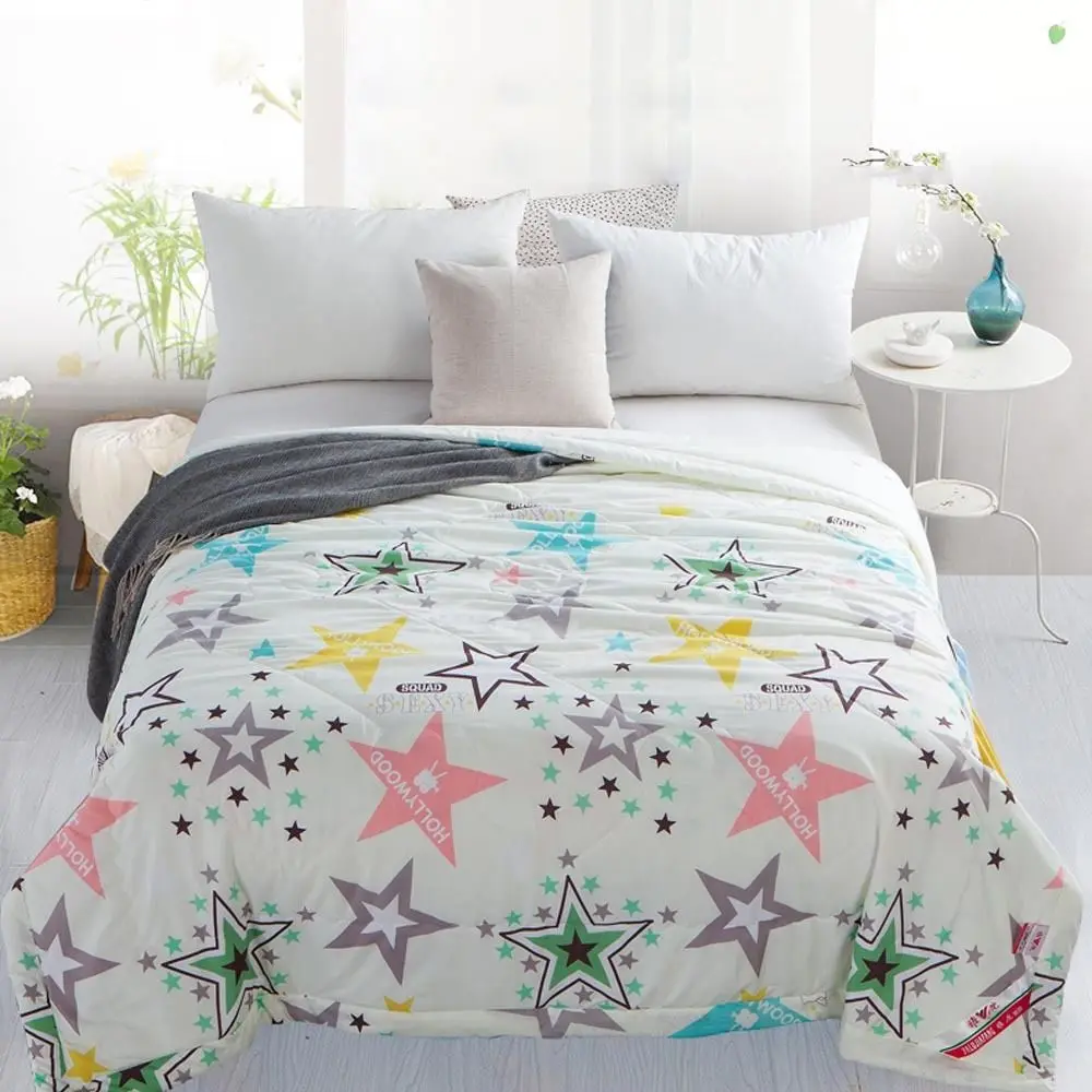 Fashion Summer Quilt Thin Twin Full Queen King Size Bed Coverlet