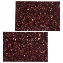 2*Guitar Bass Pickguard Material Square Body Project Plate,3ply 43X29cm Tortoise Shell