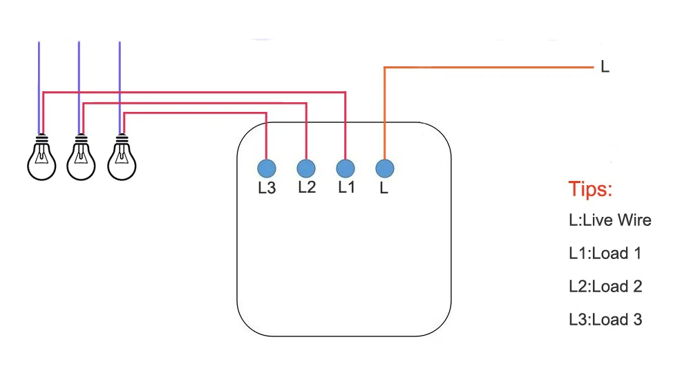 Touch Switch Wiring