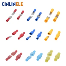 40 штук 20 компл. провод электрический разъем Мужской Женский обжимной изоляция кабеля нейлона терминала MDD FDD автомобиля Терминатор