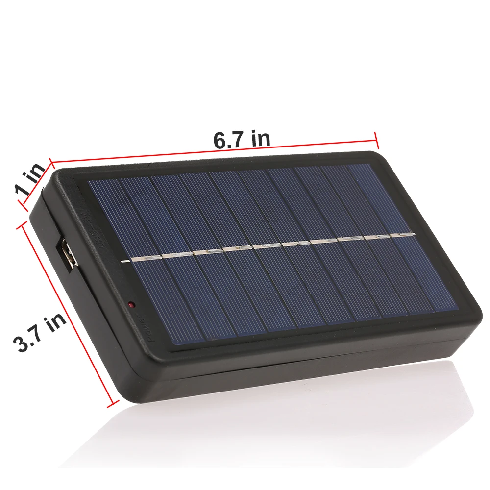 2 Вт/5 В портативное солнечное зарядное устройство, перезаряжаемая батарея с usb-портом для мобильного телефона, планшета, портативное зарядное устройство, компактная солнечная панель
