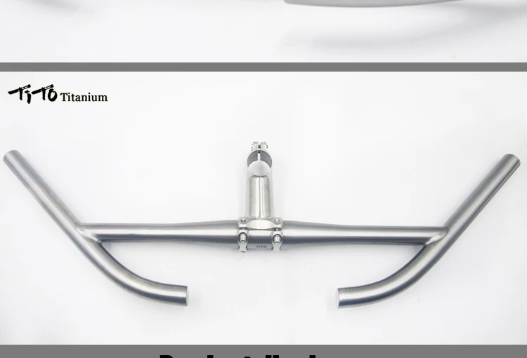 Description Picture 5 of itemTiTo Titanium Bicycle Rest Handlebar Titanium Mountain Bike MTB or Road Bike Accessories for Long Distance Riding31.8 a