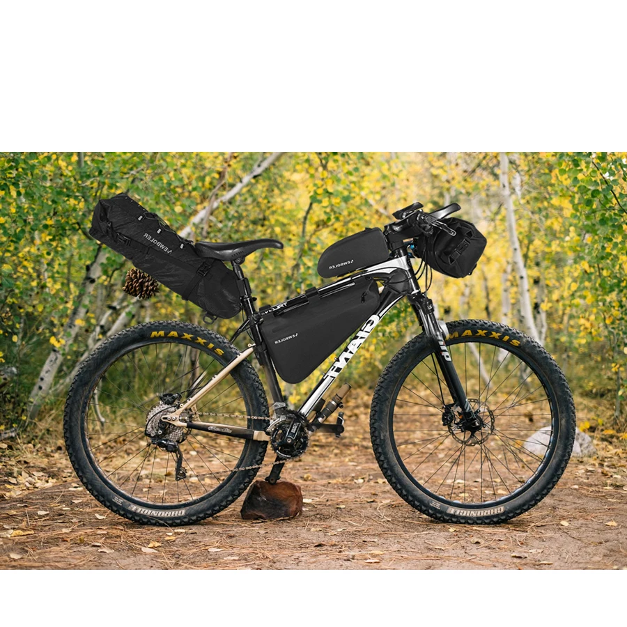 Excellent NEWBOLER 100% Waterproof Bicycle Saddle Bag Large Bike Tail Seat Bags TPU + Polyester Cycling Rear Panniers Bike Accessories 12L 5