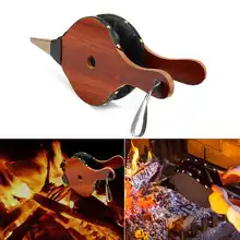 39*17 см камин деревянный сильфон для барбекю воздуходувка Bonfire Campfire коричневый барбекю инструменты для наружного дикого Ослика инструмент для стрельбы