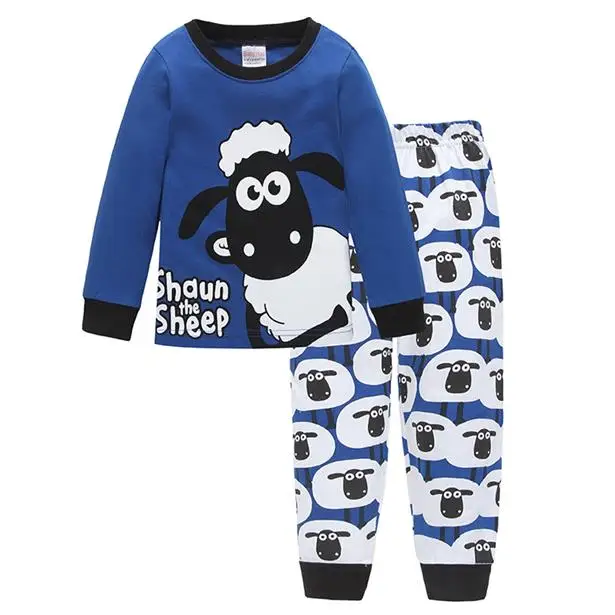 

Autumn Winter Kids Pajamas Suit Baby Cartoon Pyajamas Set Children Sleepwear Pijamas For Girls Boys homewear Nightwear CB03