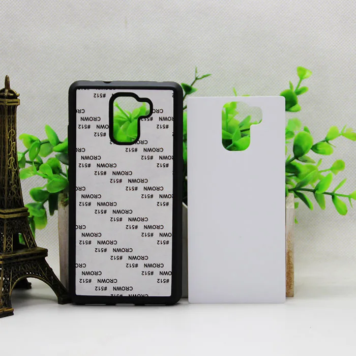 Wtsfwf DIY 2D резина для сублимации ТПУ+ PC пустой чехол для Huawei Honor 7 с алюминиевыми вставками и клеем 10 шт./партия