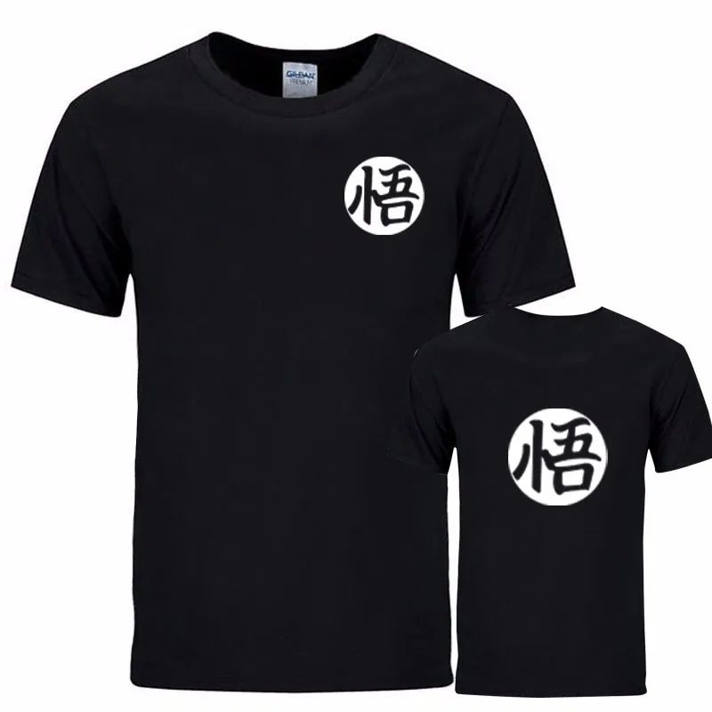 

New Summer Style T Shirt Men Casual Short Sleeve Dragon Ball Z Cotton O Neck printing Goku T-shirt