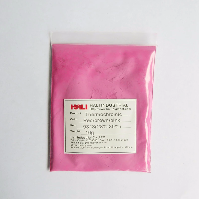 3 stage thermochromic pigment three color changing thermochromic powder hot active pigment temperature sensitive MOQ:1kg