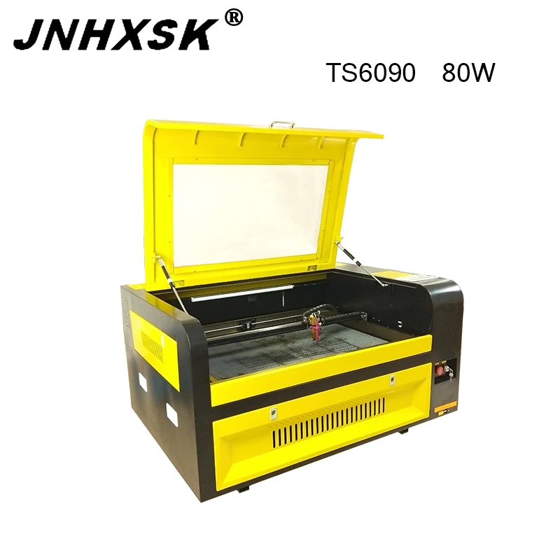3d лазерный гравировальный станок JNHXSK 80 Вт фрезерный с ЧПУ лазерная резка дерева