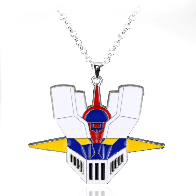 

Japan HOT Anime Jewelry Mazinger Z Armor Universal Pendant Necklace Robot Cosplay Chain NeckLace for Fans Gifts