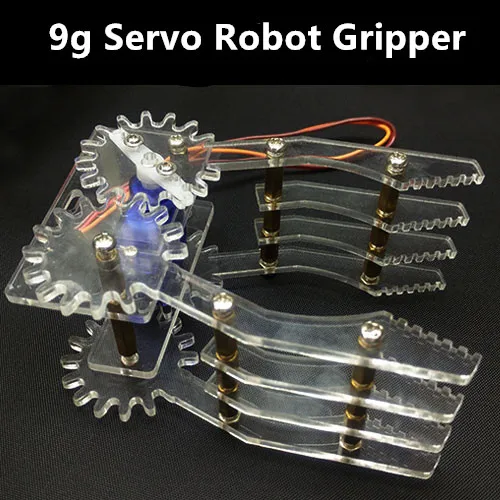 SG90 Servo motor robot gripper Steering gear mechanical jaw acrylic