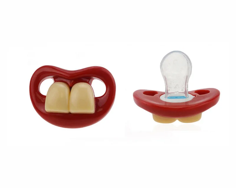 Два передних зуба(красные губы) Детская пустышка образование z1203 20