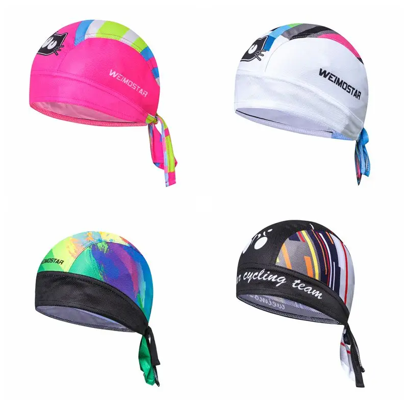 

Unisex Bike Cycling Cap Headscarf Pirate Scarf Headband Men Women Hood MTB Racing Bicycle Hat Running Sport Fits Under Helmets