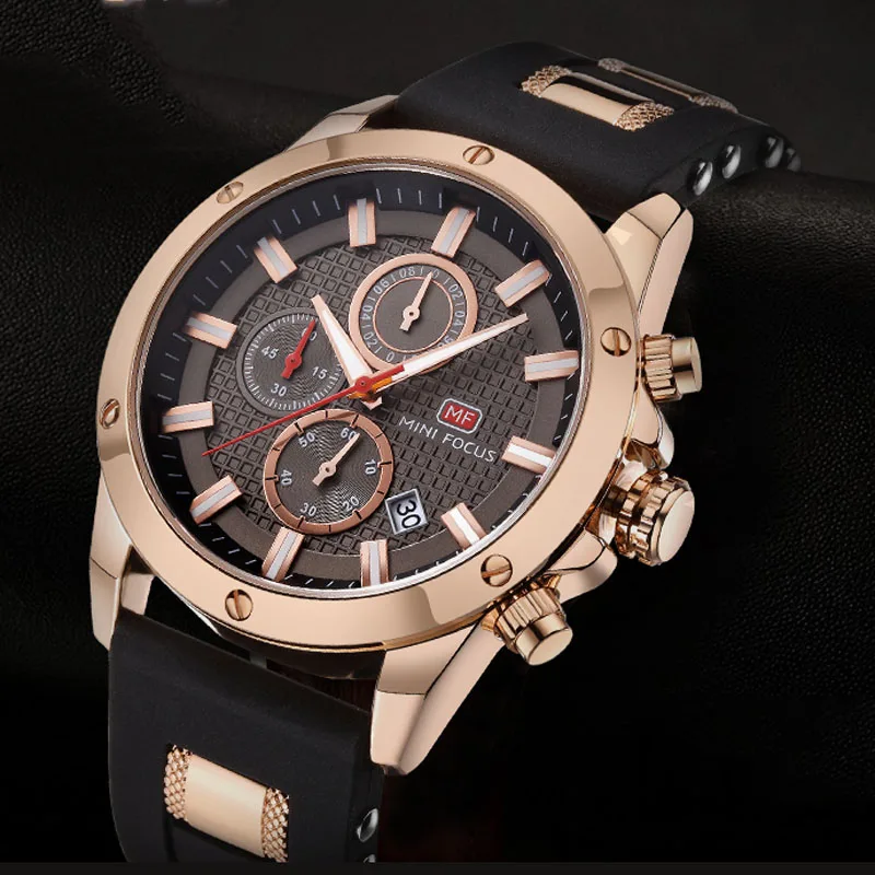 Watches for Men Chronograph Quartz Watch AAA Blue Silicone Strap Sports Watch Military Water Resistant Watches Gifts for Men Watches for Men Chronograph Quartz Watch AAA Blue Silicone Strap Sports Watch Military Water Resistant Watches Gifts for Men