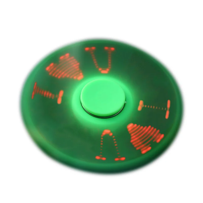 

2017 LED Fidget Spinner Finger ABS EDC Tri Hand Spinner Fidget Plastic Toy Long Time Rotating Powerful Hand Finger Spinner Gift
