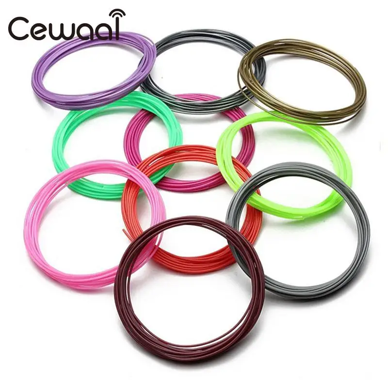 

Cewaal 10m ABS Filament 1.75mm Modeling For 3D Printer Printing Print Drawing Draw Pen