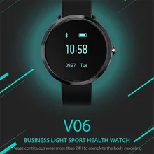 V06 Смарт Браслет OLED Артериального Давления Tracker Монитор Сердечного ритма Аллергия Алкоголь для Android IOS Смарт Часы Фитнес-Браслет