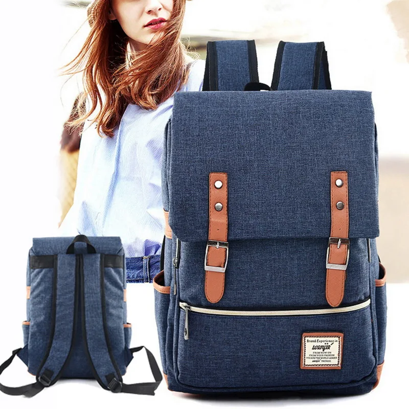 Fashion Laptop Backpack Women Bags Men Travel vacancy Backpacks Retro Casual Bag School Bags For Teenager