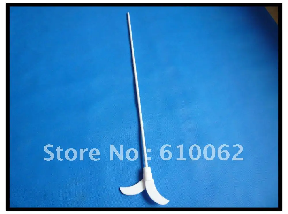 PTFE coated steel core Stirring Rod/Shaft 500mm Length, O.D.7mm, 125mm