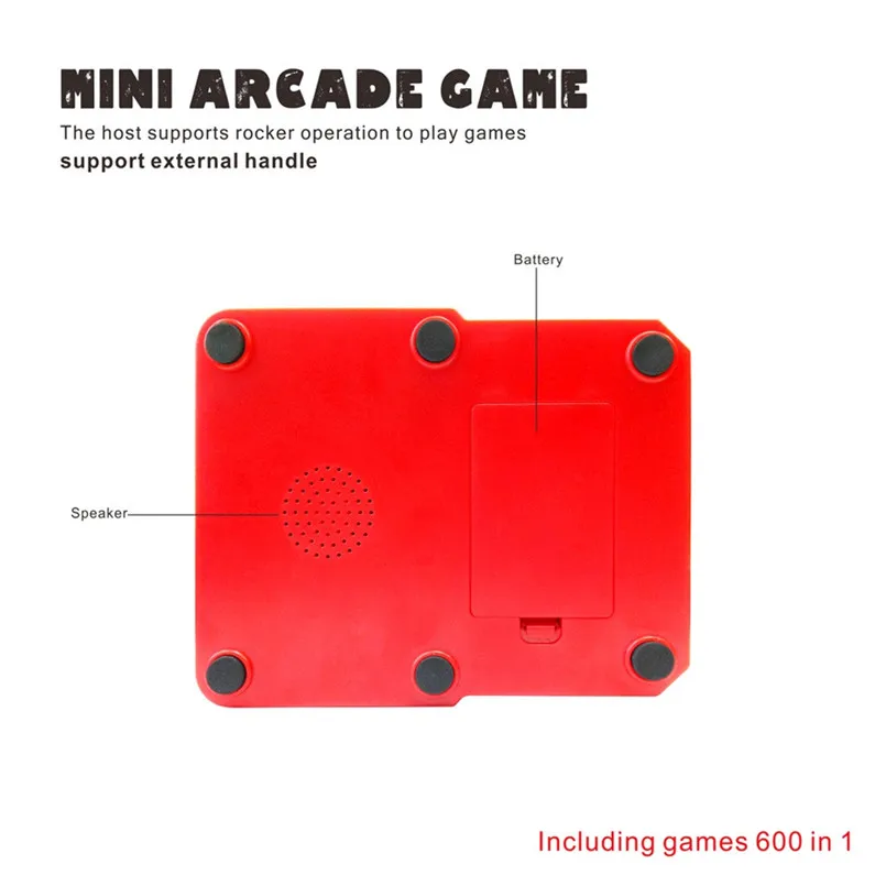 Mini Arcade Game 3.0 Inch Console Classic Handheld Video Games with 2 Controller 360 HD ARCADE GAMES 40JUL155