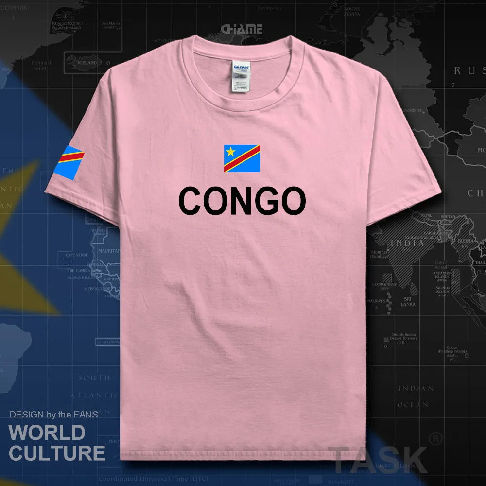 DR Congo Мужская футболка 2017 Джерси nation 100% хлопок одежда футболки кантри спорт COD DRC