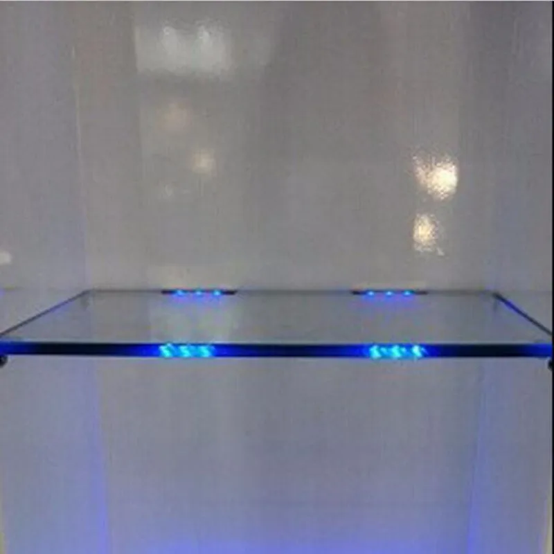 RGB под светодиодные лампы для шкафа стеклянной полки края задняя сторона зажим