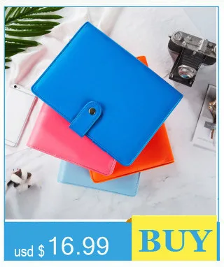 Милый Macaron планировщик Binder только A5 A6 синий розовый Сиреневый блокнот обложка дневник Bullet Journal