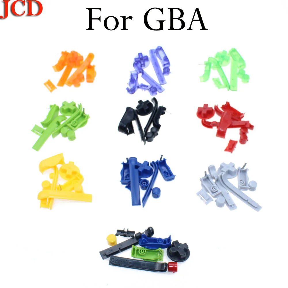 JCD D колодки кнопки включения/выключения питания для Gameboy Advance A B L R рамка кнопок GBA