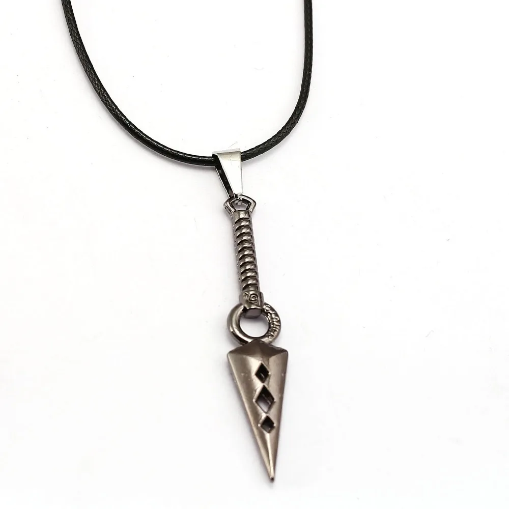 10 шт./лот Ожерелье Наруто Namikaze Minato Kunai веревочный кулон для мальчиков Подарочные