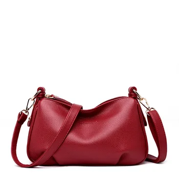 

2019 New Ladies Handbags Elegant Crossbody Bags for Women Bags Designer Hobos Soft Leather Woman Shoulder Bag Famous Brand