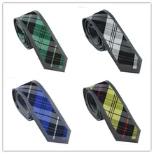 Для мужчин костюм Галстуки Дизайн границы синий зеленый серый черного, желтого цвета в клетку и полоску галстук тощий 6 см Сорочки выходные для мужчин свадебные галстук
